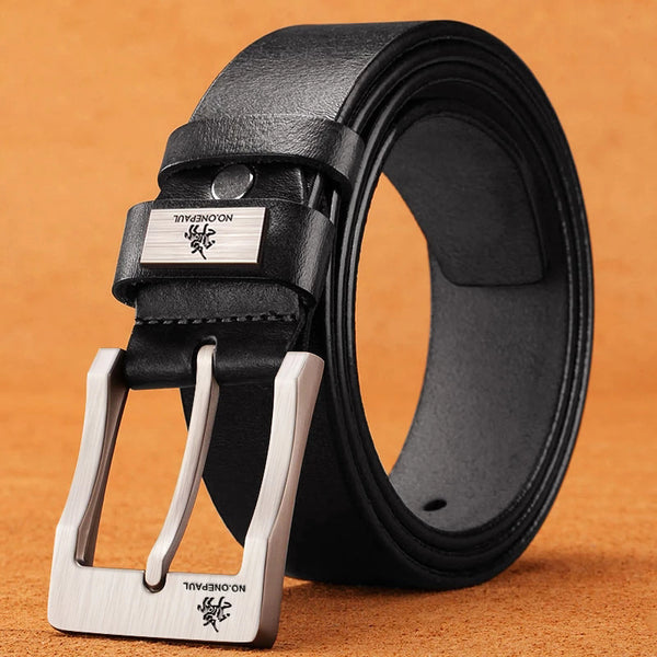 New Belt Male Pu Pin Buckle Trend Alloy Adjustable