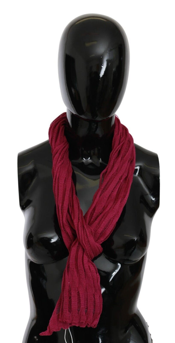 Bordeaux Elegance Foulard Shawl Scarf