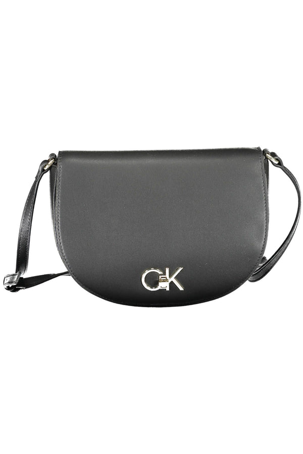 Black Polyester Womens Handbag