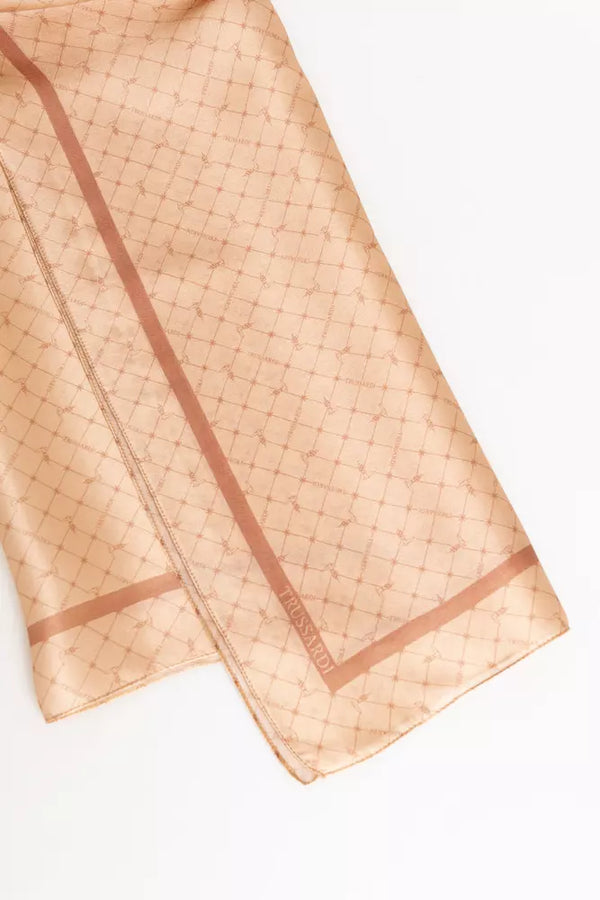 Pink Silk Women Scarf