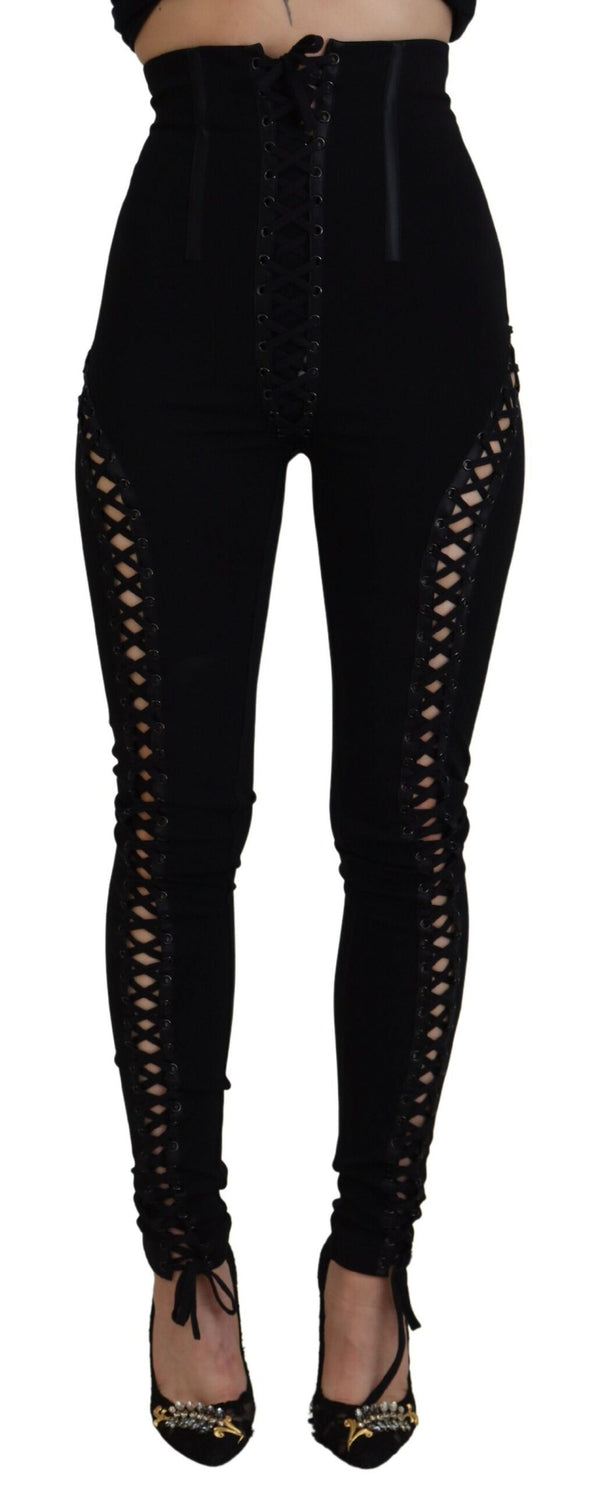 Elegant High Waist Slim-Fit Pants