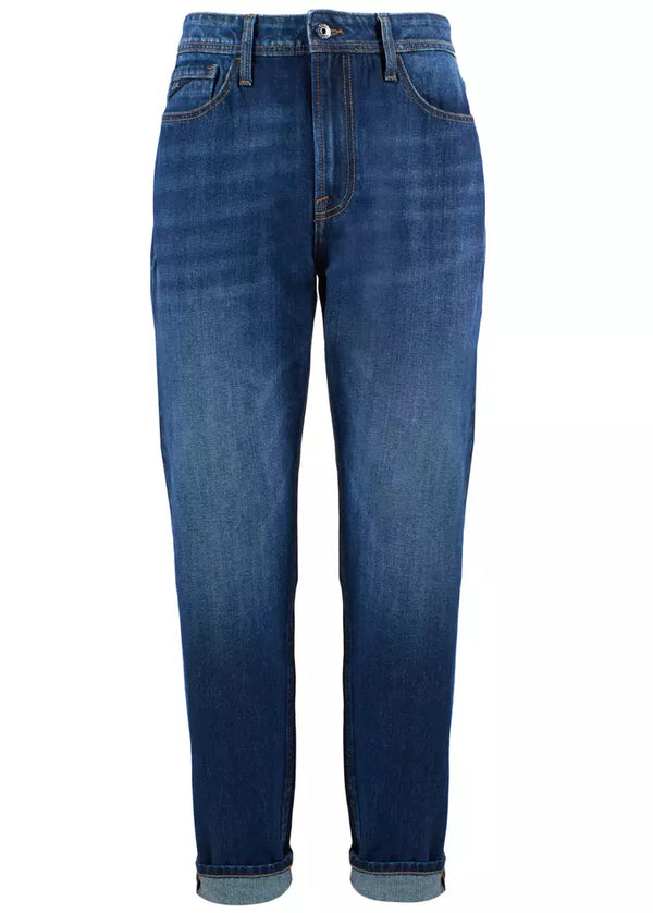 Blue Cotton Mens Jeans