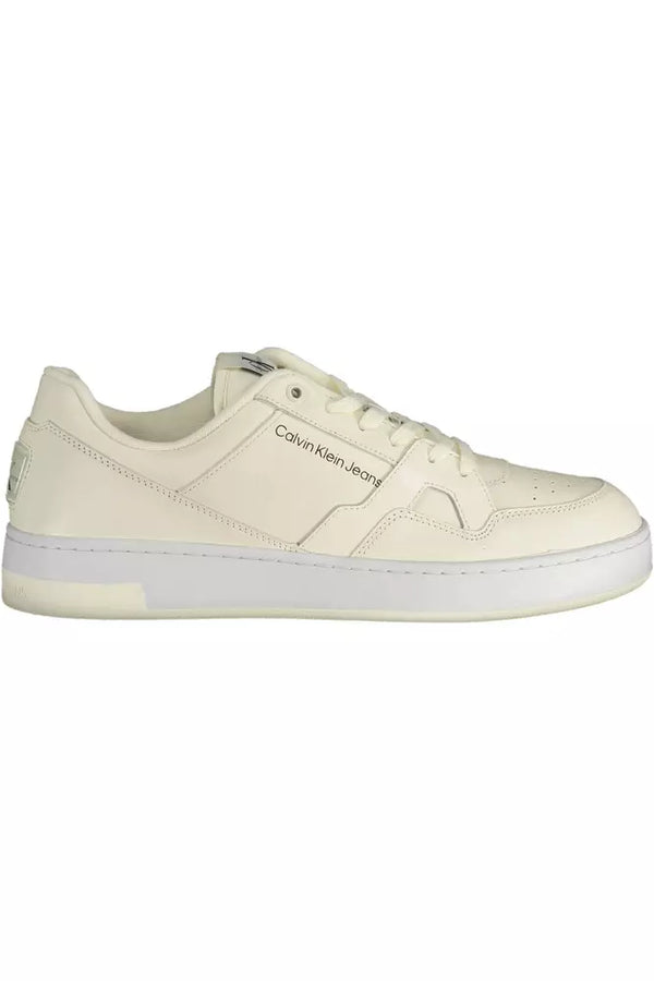 White Leather Men Sneaker