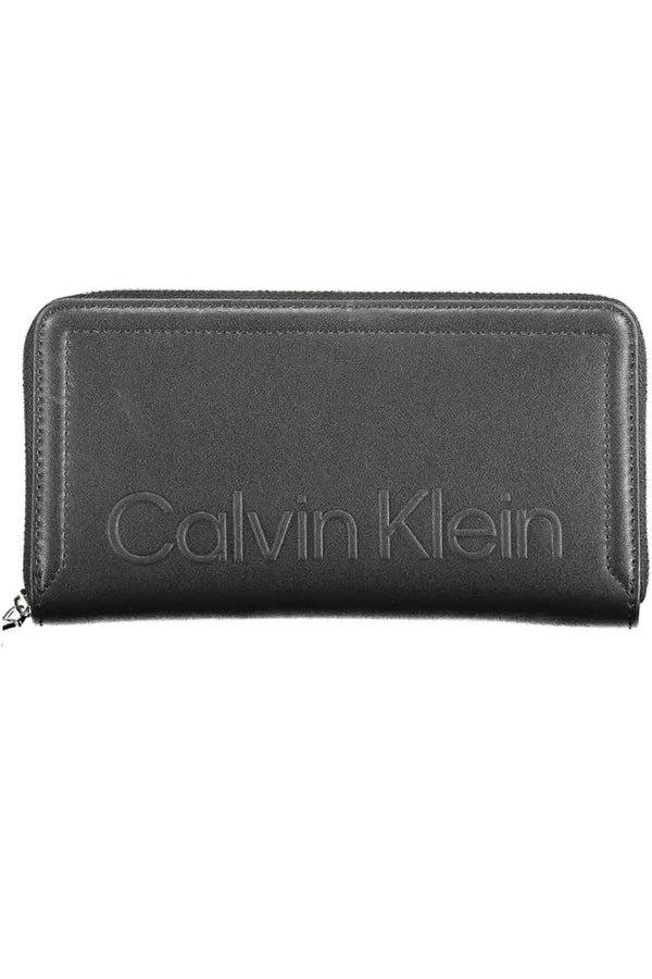 Black Polyethylene Women Wallet