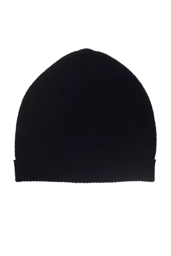 Blue Merino Wool Men Hat