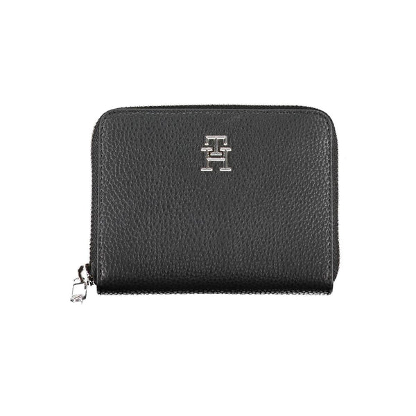 Black Polyethylene Women Wallet