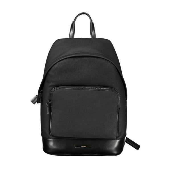 Sleek Urbanite Black Backpack with Laptop Compartment