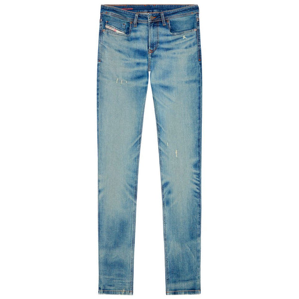 Sleek Low Waist Skinny Men's Denim