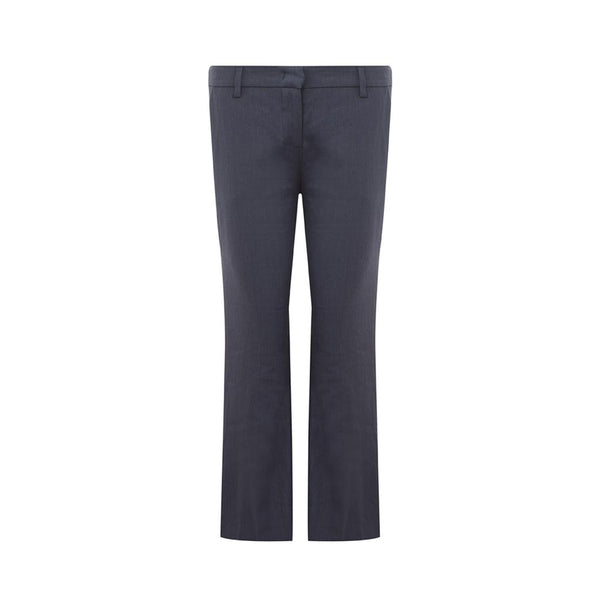 Chic Blue Linen Trousers