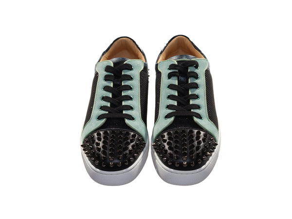 Seavaste Orlato Flat Low Top Contrast Colour Studded Sneakers