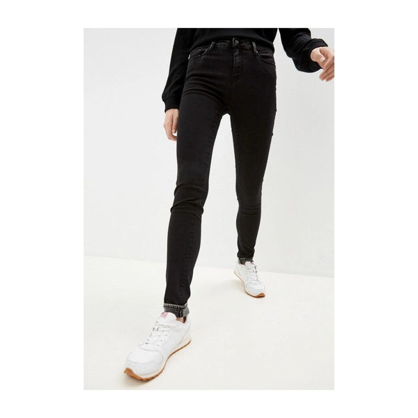 Elegant Black Stretch Slim Jeans