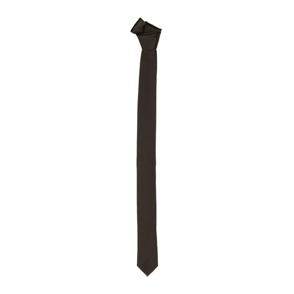 Elegant Burgundy Silk Slim Tie - 40mm