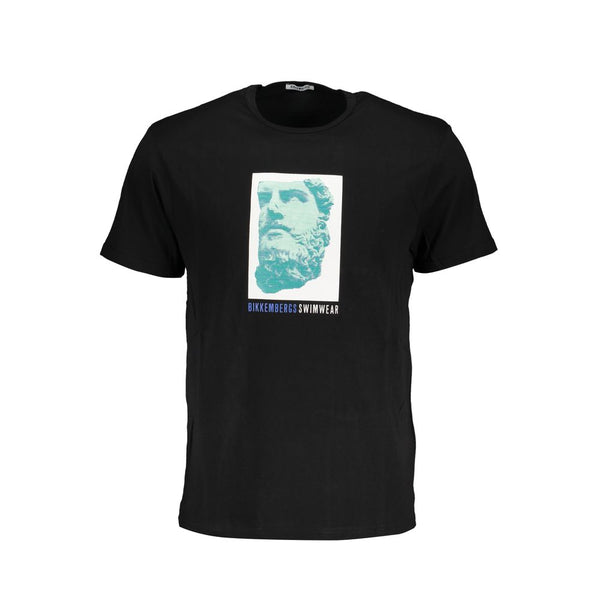 Black Cotton T-Shirt