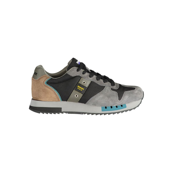 Gray Polyester Sneaker