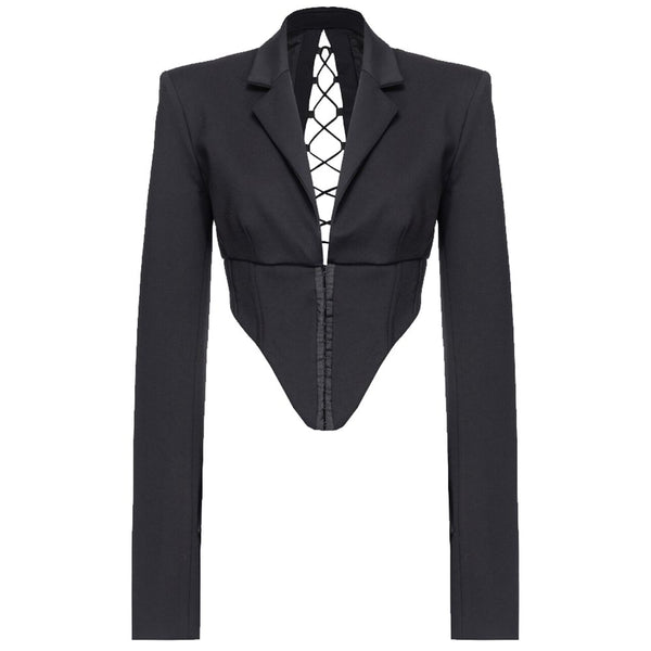 Black Viscose Suits & Blazer