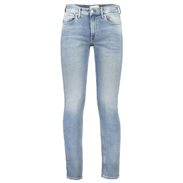 Blue Cotton Jeans & Pant