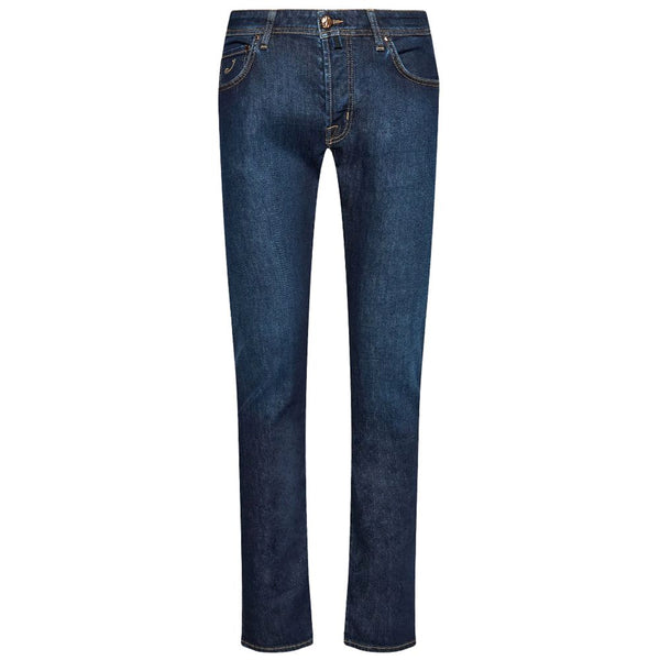 Blue Cotton Jeans & Pant