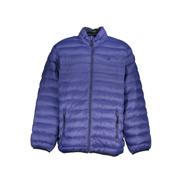 Blue Polyester Jacket