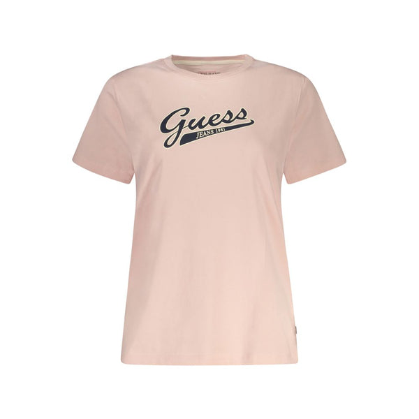 Pink Cotton Tops & T-Shirt