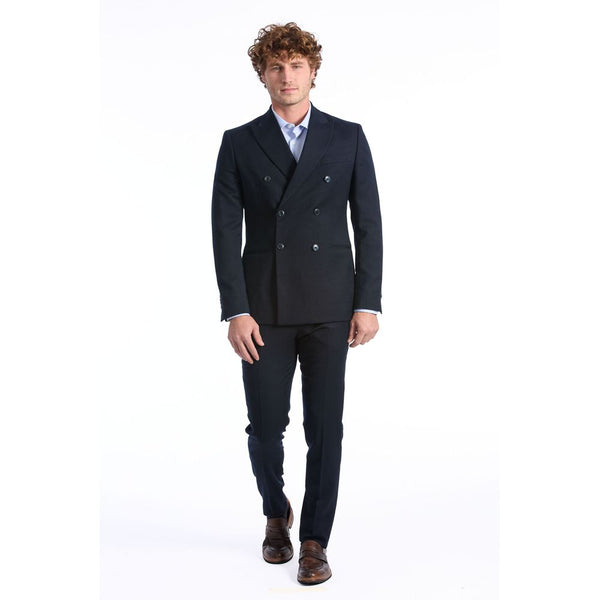 Blue Wool Suit