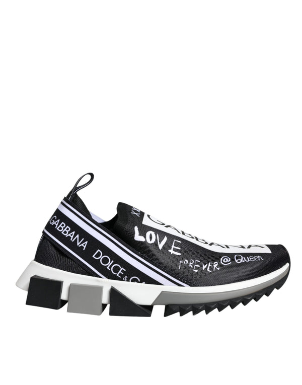 Black White Sorrento Low Top Sneakers Shoes