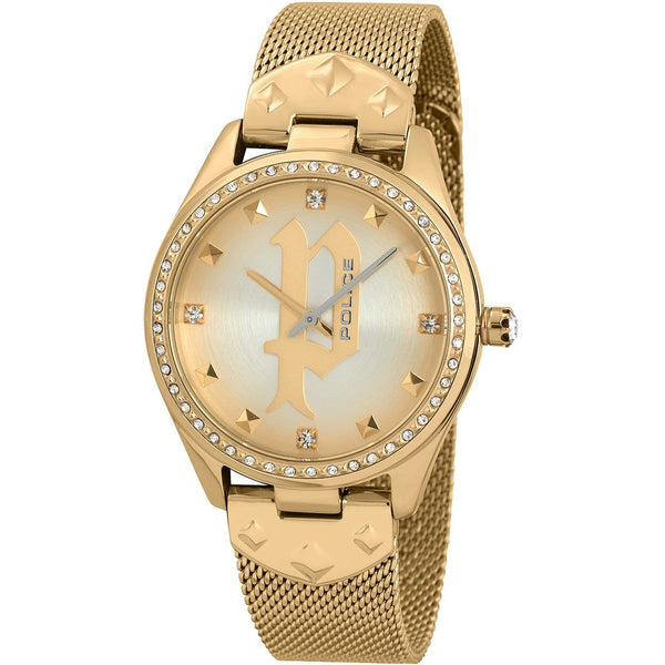 Gold Stainless Steel Watch