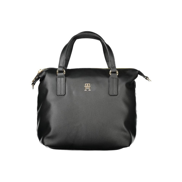 Black Polyester Handbag