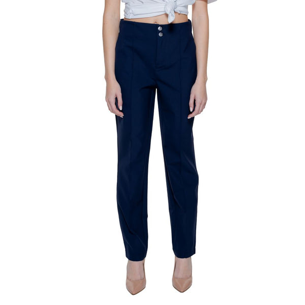 Blue Polyamide Jeans & Pant