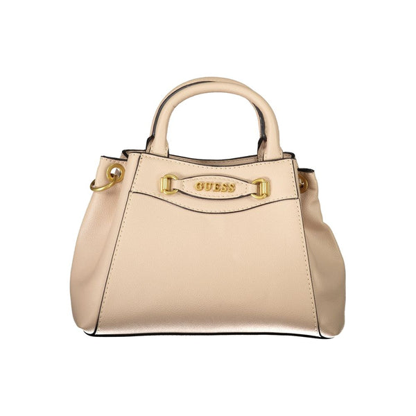 Beige Polyethylene Handbag