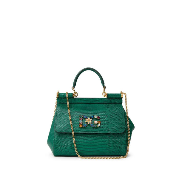 Green Leather Handbag