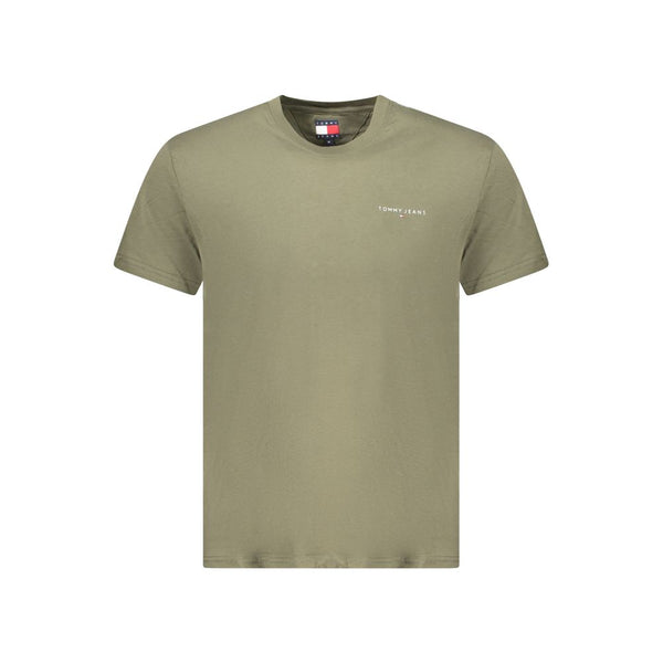 Green Cotton Men TShirt