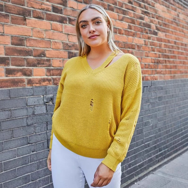 Women's Oversized Sweater Designed By Lu Kong