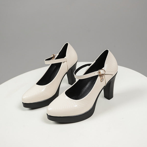 Low-cut Chunky Heel Fashion Autumn Women's Shoes